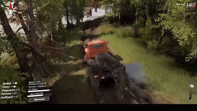 SpinTires: Карта «Отвези бревно». Автор: Simon_. Часть 1.