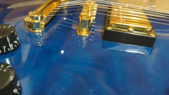 Обзор сборки китайской реплики Gibson Les Paul Custom морская волна