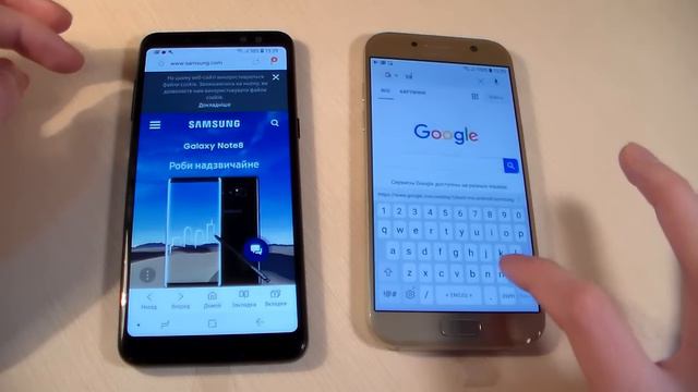 Samsung Galaxy A8 2018 vs Samsung Galaxy A5 2017