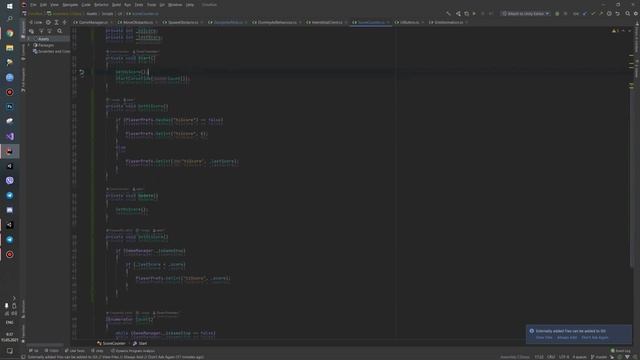 Dino Run - работа с Playerprefs - 20