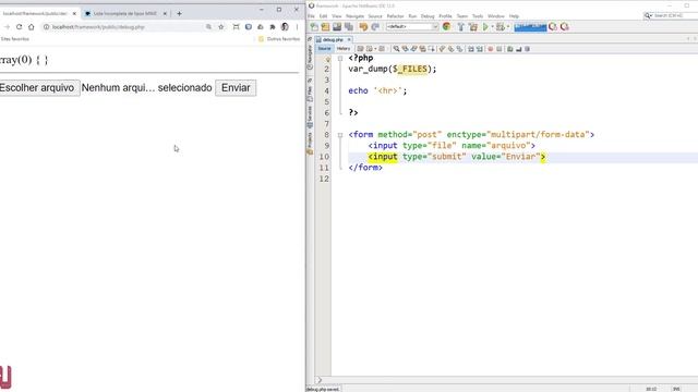 Curso de PHP7 e MVC Aula 81 Introdução ao Upload de Arquivos