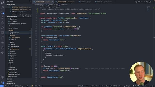 Supabase  Next.js Edge Auth Explainer