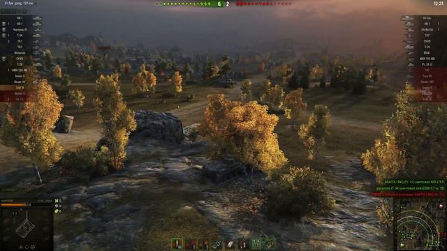 WOT стандартный бой на легком танке Toldi III  карта Карелия
