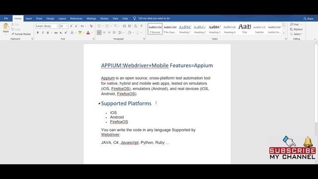 Appium Features (+Selenium) : Mobile Test Automation : Introduction 2