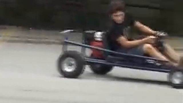 Go-cart with Honda 5.5hp....smooth running