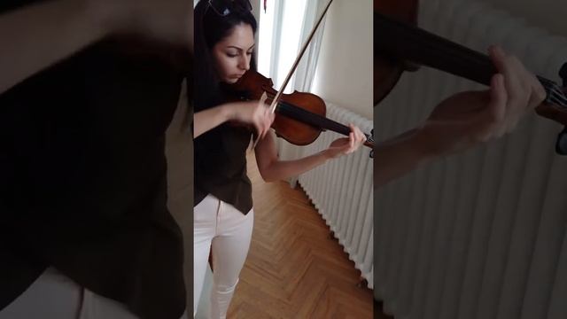 Итальянская мастеровая скрипка после реставрвции 18 в.