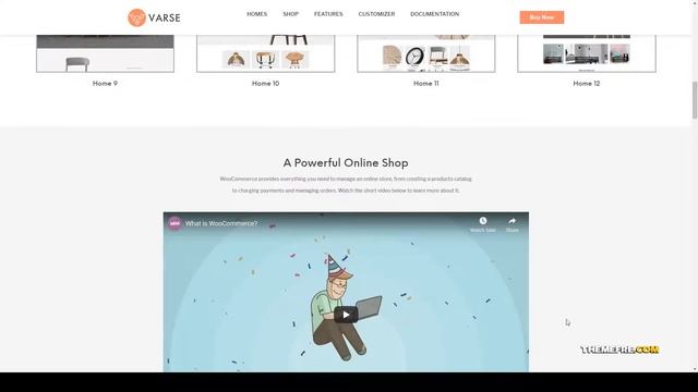 Varse - WooCommerce AJAX WordPress Theme page builder responsive Rin