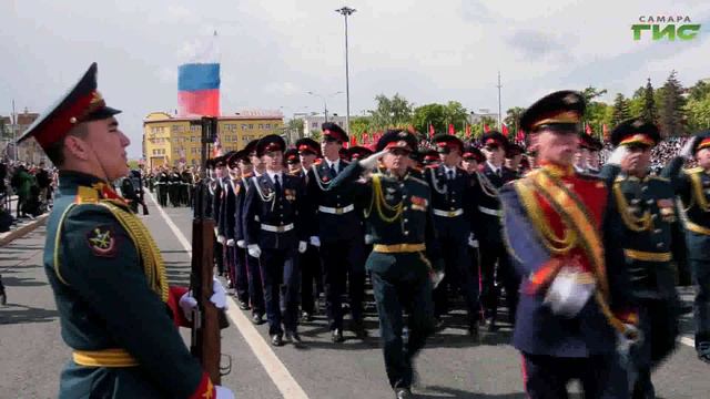 В Самаре 9 мая провели Парад Победы