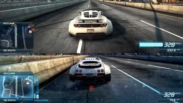 NFS Most Wanted 2 - Bugatti Veyron SS vs Hennessey Venom GT