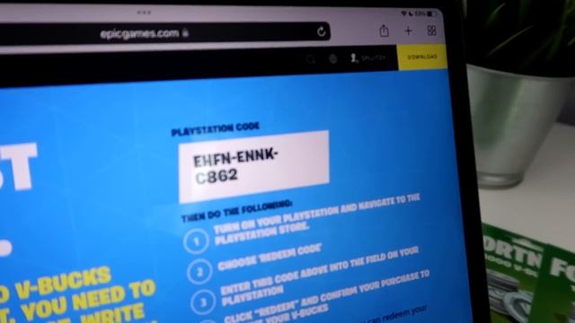 Me Buying a V-Bucks Gift Card so I Can Buy My First Battle Pass