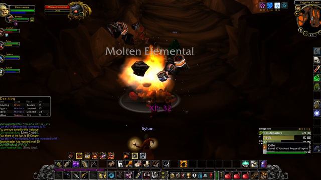 Wow Classic Hardcore Ragefire Chasm (no commentary)