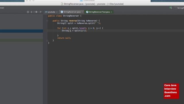 Java Interview Question: Sentence Reverse