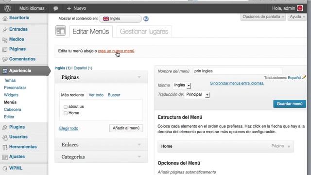 Wordpress Tutorial Español | Plugin Multi Idioma