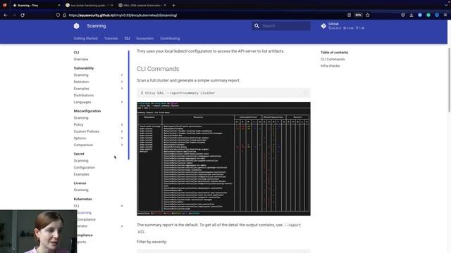 NSA Compliance Scans for your Kubernetes Cluster -- Trivy CLI
