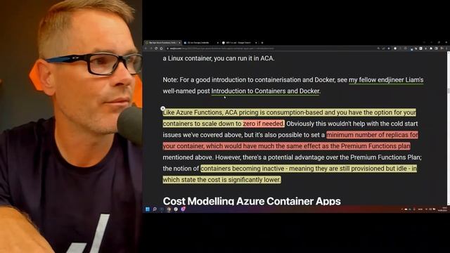 Why Azure Container Apps might give a better end-user experience than Azure Function Apps.