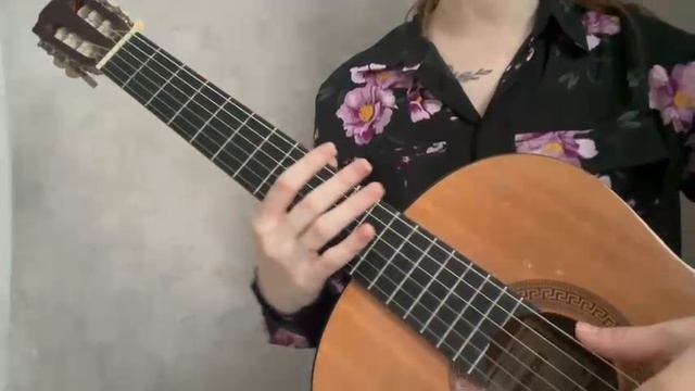 Гитара. Урок 1. Основные упражнения для развития техники левой руки на гитаре