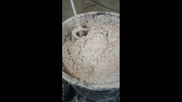 Штукатурка с шариками полистирола
