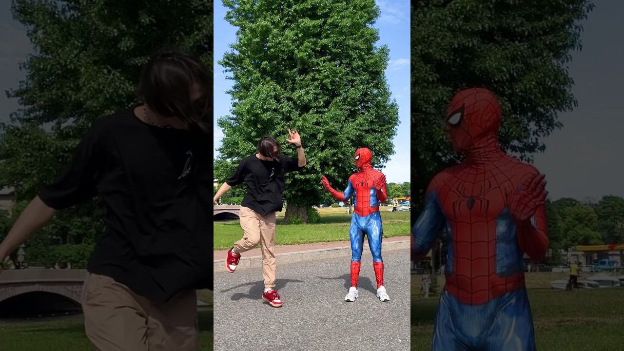 Dance against Spiderman