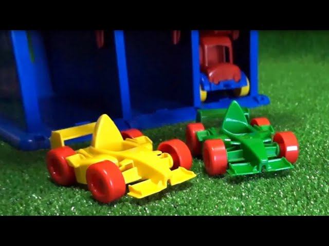 Мультфильм про гоночные машины. Спасательная операция. Toy racing cars