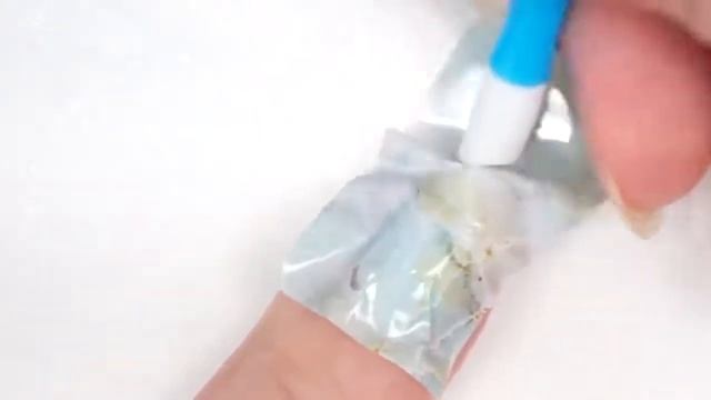 Переводная наклейка для ногтей с мраморным узором, 1 рулон, японский стиль, розовая, синяя фольга,