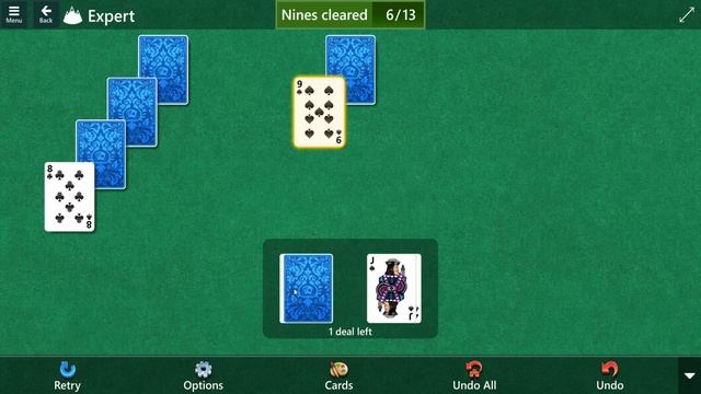 Microsoft Solitaire Collection: TriPeaks - Expert - August 8, 2023