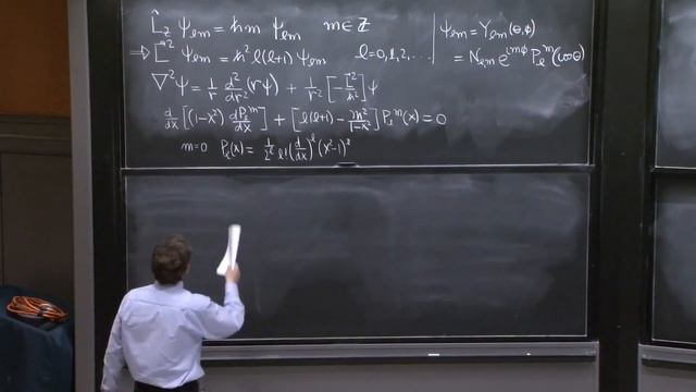 Associated Legendre functions and spherical harmonics