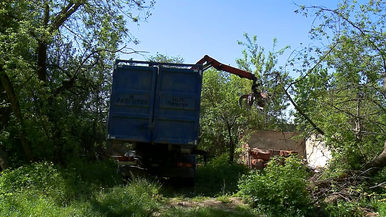 В мытищинском микрорайоне Пироговский снесли незаконные постройки