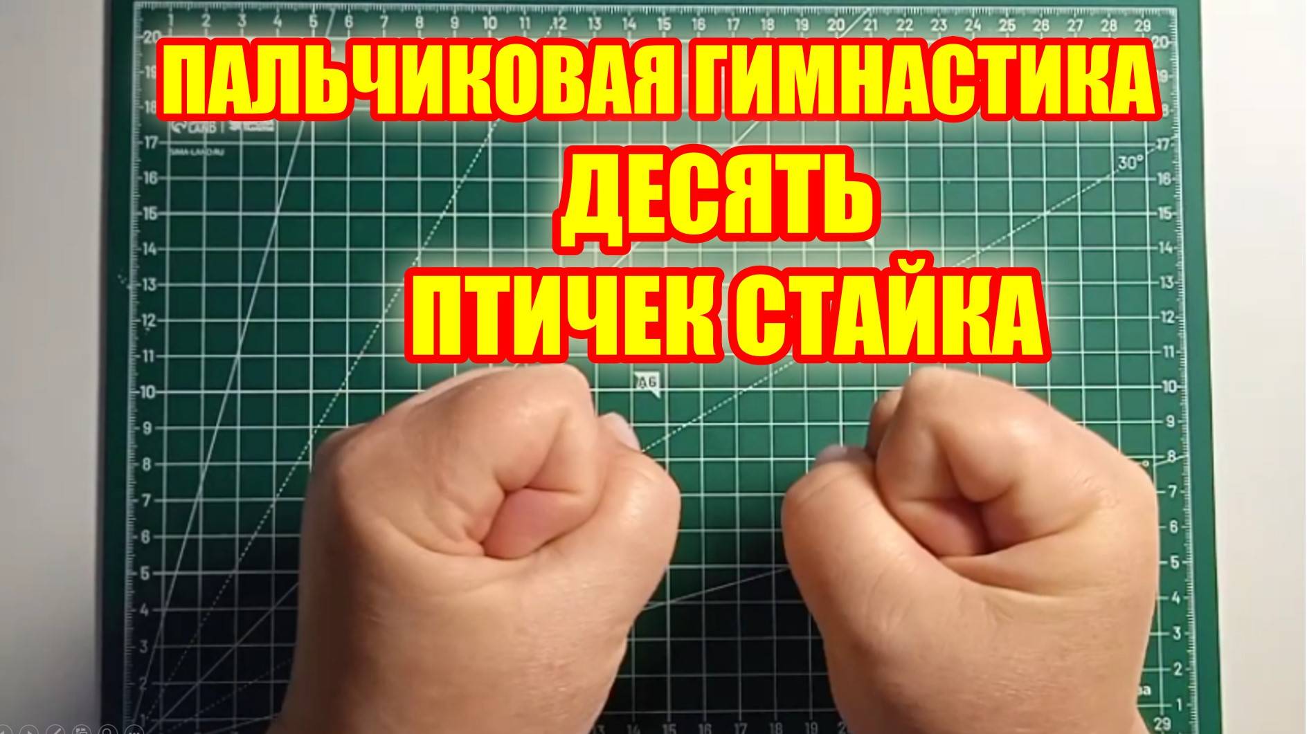 Пальчиковая гимнастика 🖐 10 птичек стайка 🦅 И. Токмакова #методическийбагажвоспитателя