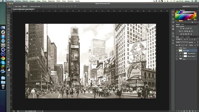 Adobe Photoshop: Efecto años 60 y 50 en imagenes