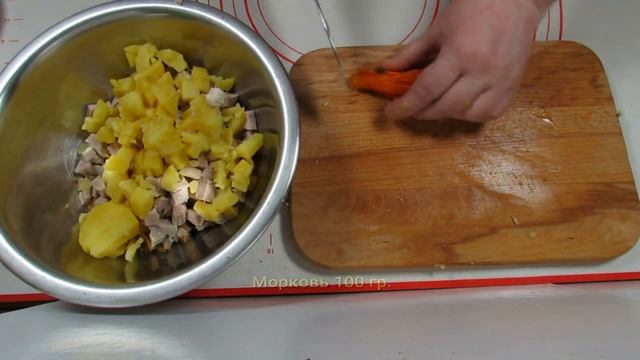 Салат со шпротами и фасолью Salad with sprots and beans