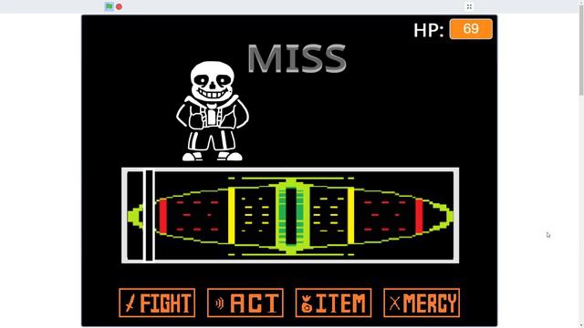 Undertale Sans Boss Fight Scratch