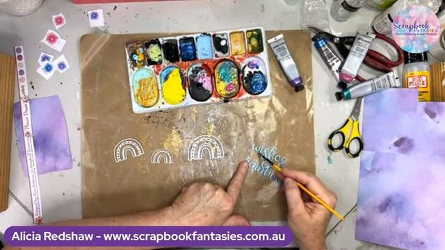 Flower Power Friday Night Scrap-Along with Alicia Redshaw