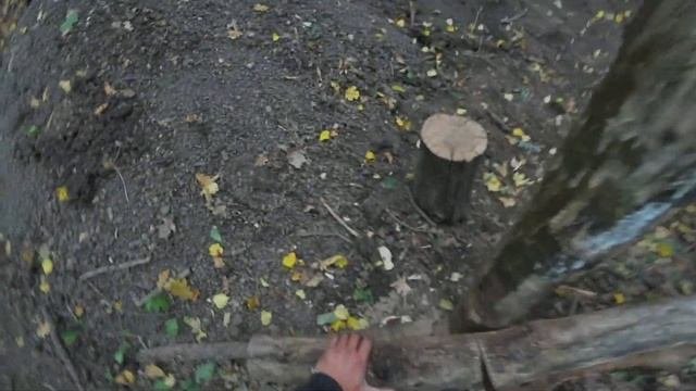 Землянка в лесу. (часть 3). Инструменты приходят в негодность.Погода окончательно испортилась.