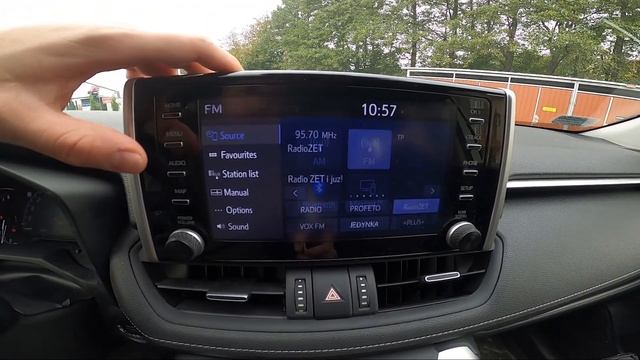How to Change Radio Source in Toyota RAV4 V ( 2018 – now ) - Enable AUX or Bluetooth
