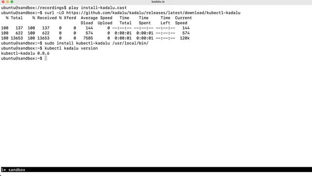 Install Kadalu Storage Operator
