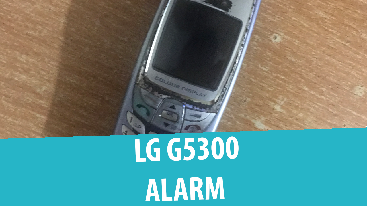 LG G5300 – Будильник