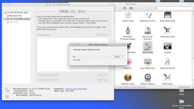 Burning DVD using Disk Utility on Mac