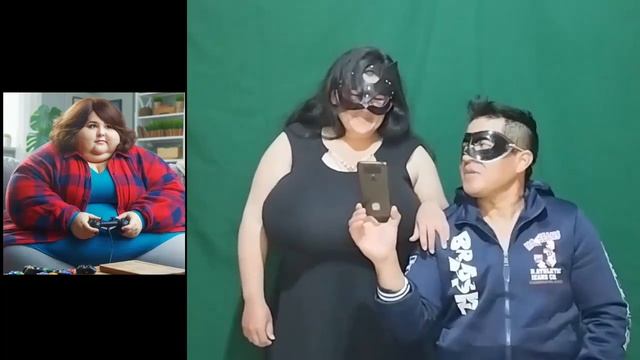 Reaccionando a SSBBW – Mary Boberry de 900 libras generada con la AI body positive.