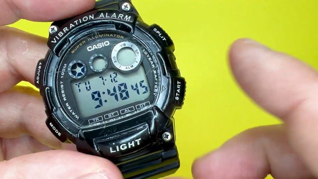 #CASIO W-735H Digital Watch Review - Is the Vibrating Alarm equipped Casio W-735H any good?