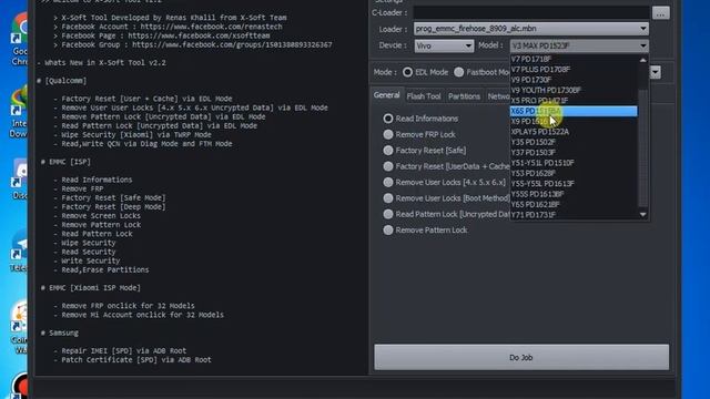 X Soft Tool V2 2   FRP gmsil remove   New Unlock Tool   Oppo, Vivo, Xiaomi, Qualcomm