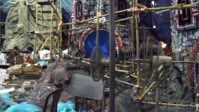 Durga Puja 2017 | Making of Pandals | Part 3 | Tridhara Sammilani
