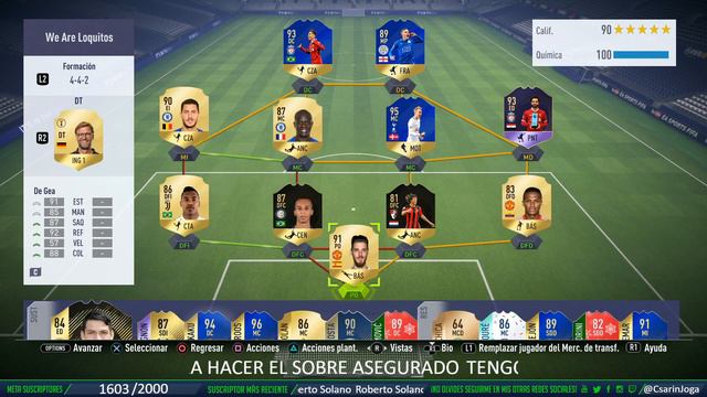 eCOPA COCA COLA - RONDA 2 | + SOBRE TOTS LA LIGA ASEGURADO | FIFA 18 - CSARIN JOGA