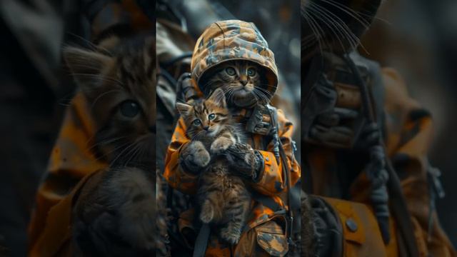 Коты военные Ии  Ii #искусственный интеллект #Ii