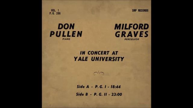 Don Pullen & Milford Graves P.G. II (In Concert At Yale University)