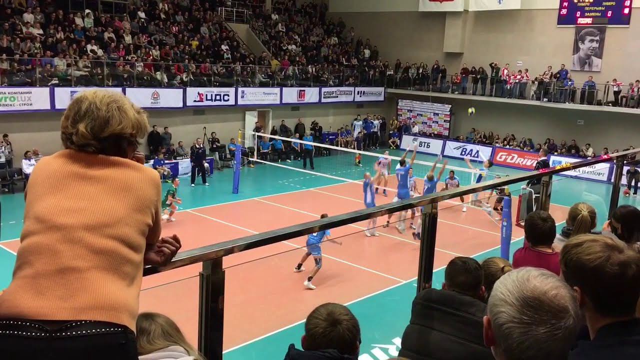 Волейбол (volleyball) Zenit-Dinamo