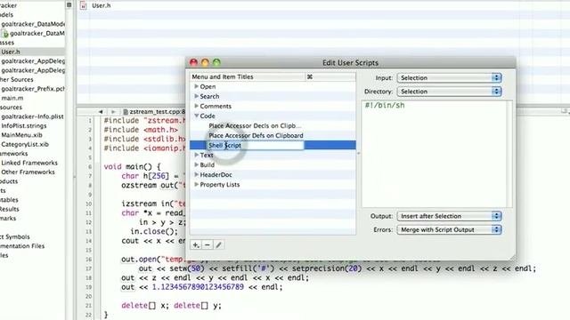 Using astyle in xcode