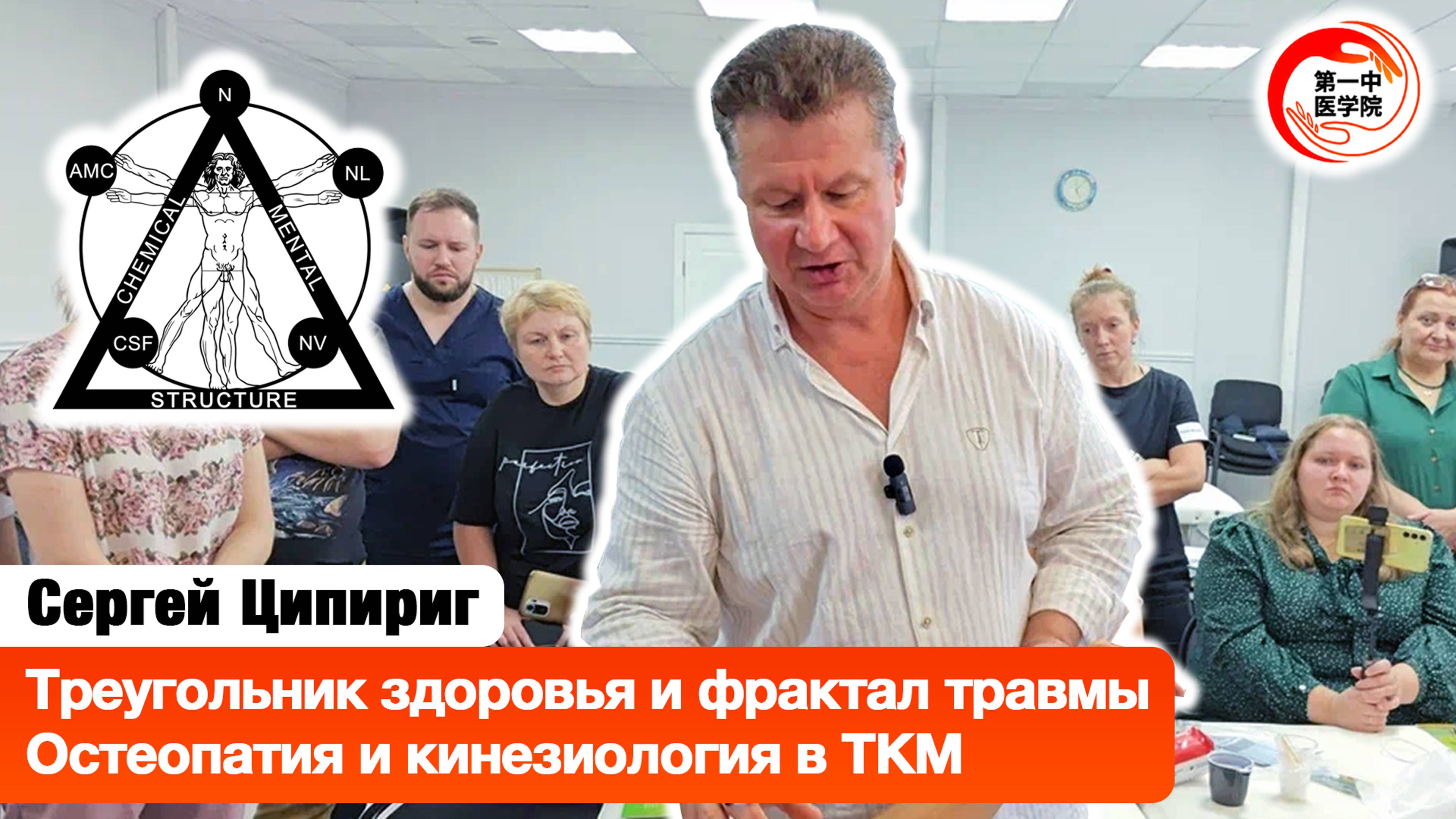 Треугольник здоровья и фрактал травмы. Остеопатия и кинезиология в связке с ТКМ