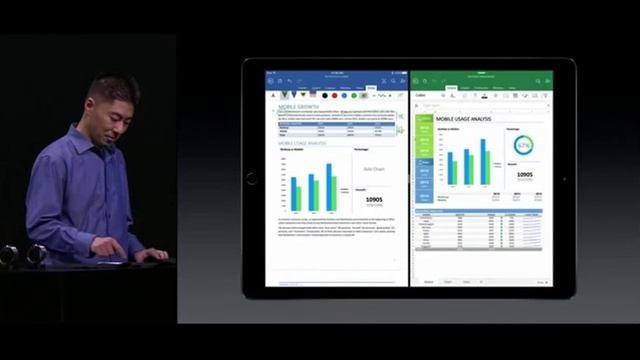 Microsoft Office on iPad Pro |  iPad Pro 2015 Event