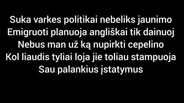 Black Biceps - Depozito | su žodžiais + download
