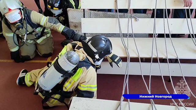 Учения нижегородских и кировских пожарных прошли в приволжской столице